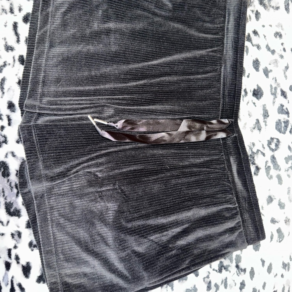 Black Velvet Pants